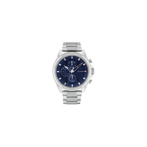 Tommy Hilfigure Jax Ionic Stainless Steel Navy Dial Multi