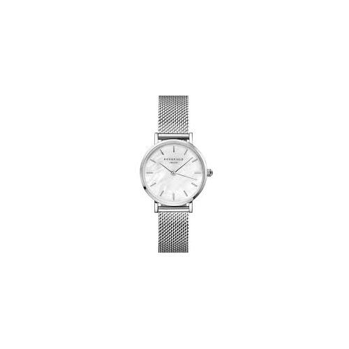 Rosefield Small Edit Pearl Silver Watch