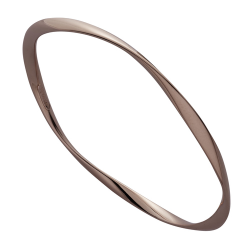 NAJO ROSE GOLD RIBBON BANGLE