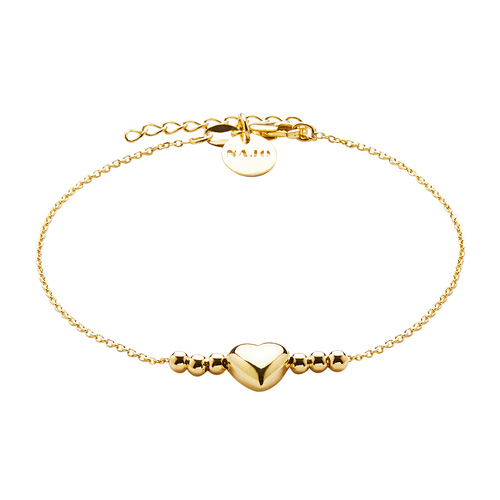 Amore Charm Bracelet Yellow Gold