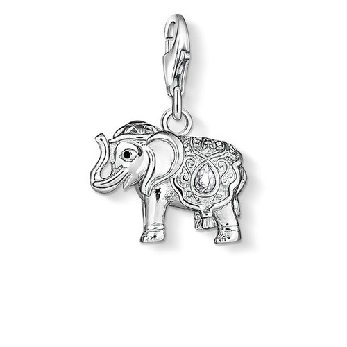 THOMAS SABO CHARM CLUB ELEPHANT SILVER & CUBIC ZIRCONIA