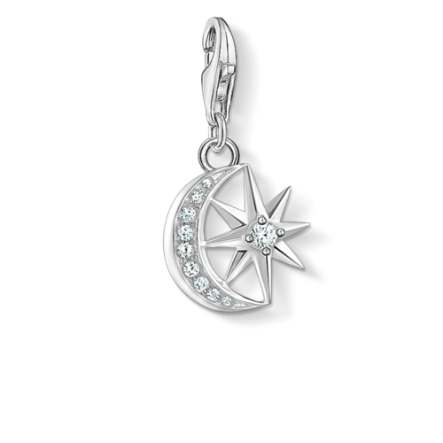 THOMAS SABO CHARM CLUB STAR AND MOON CHARM