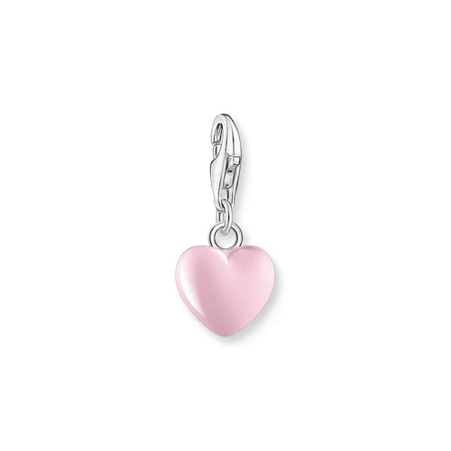 Charm pendant heart silver