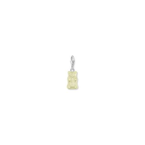 Thomas Sabo Charm pendant goldbears in white