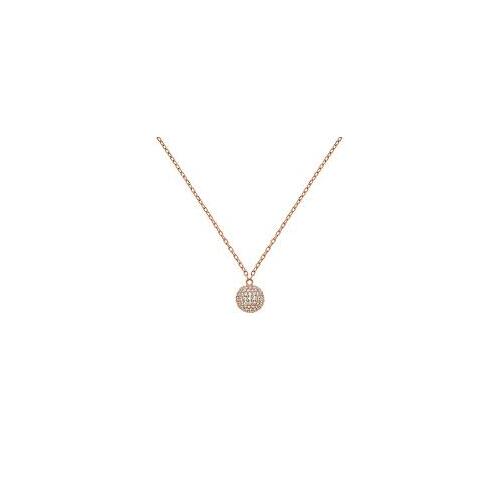 Daniel Wellington Pavé Crystal Pendant Necklace Rose Gold