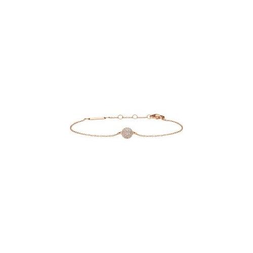 Daniel Wellington Pavé Crystal Pendant Bracelet Rose Gold