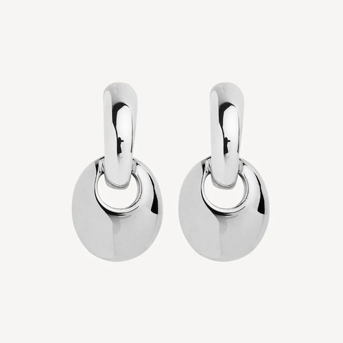 Najo Pebble Drop Earring Silver