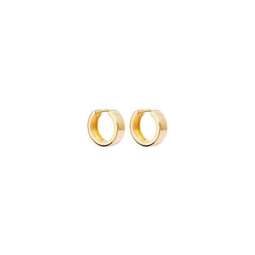 Najo Stella Yellow Gold Huggie Earrings