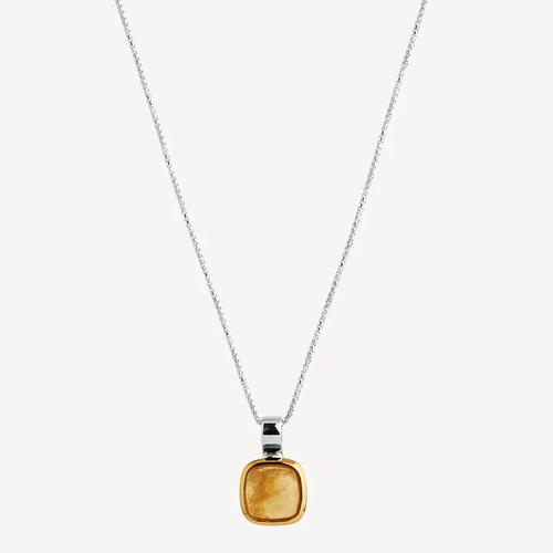 Najo Aura Two-Tone Citrine Necklace