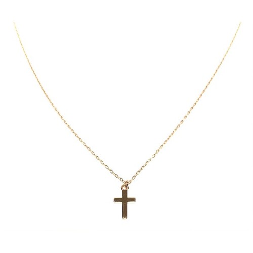 ROSE GOLD CROSS NECKLACE