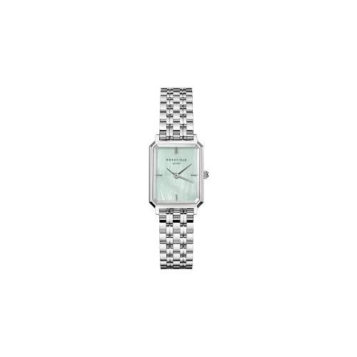 Rosefield Octagon XS Mint Green Watch Silver