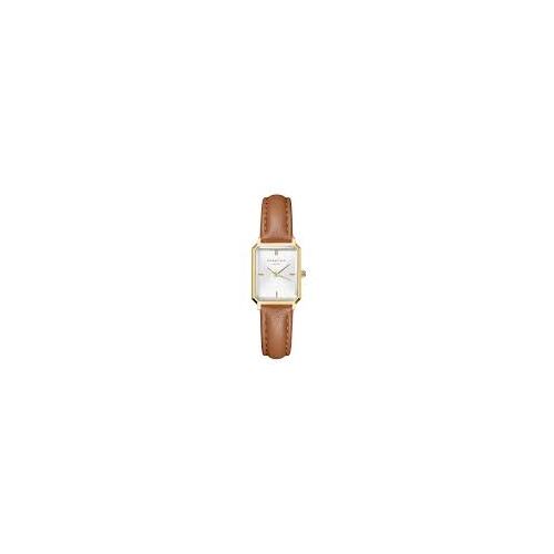 Octagon XS Watch Light Brown Leather