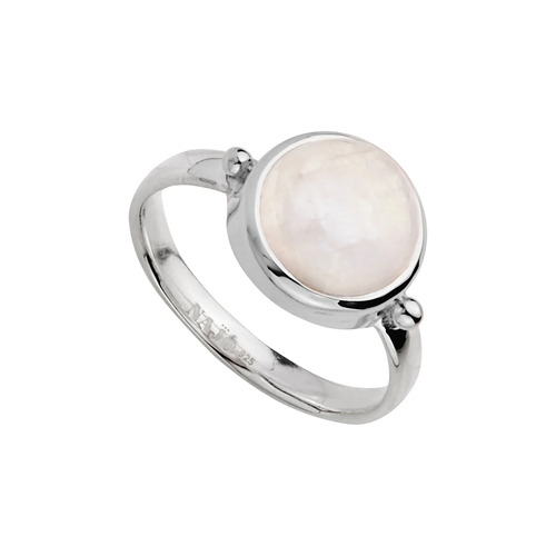 NAJO SILVER GARLAND MOONSTONE RING