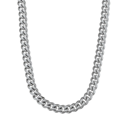 Indulge Matte Stainless Steel cuban link chain - 55cm