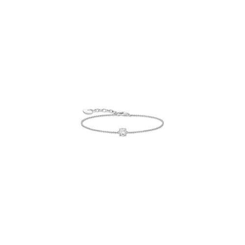 Thomas Sabo Bracelet with white zirconia pendant - Silver