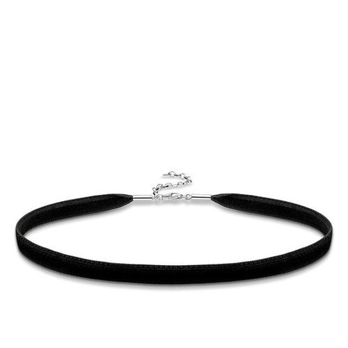 THOMAS SABO BLACK VELVET CHOKER 30-36CM