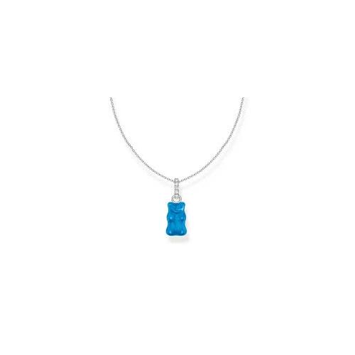 Thomas Sabo Necklace with blue goldbears pendant and zirconia