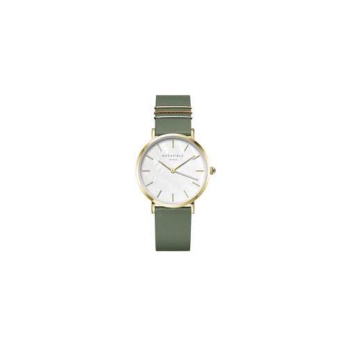 Rosefield West Village Olive Green Watch